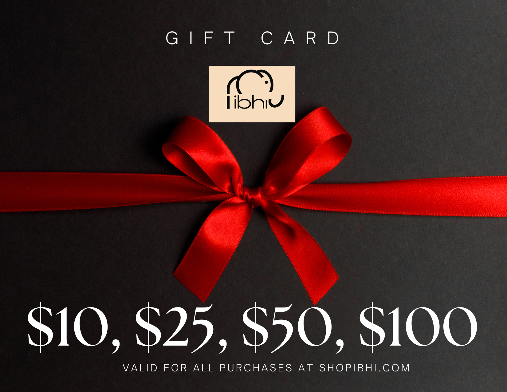Shopibhi.com Gift Card - Give the Gift of Choice to your loved ones!